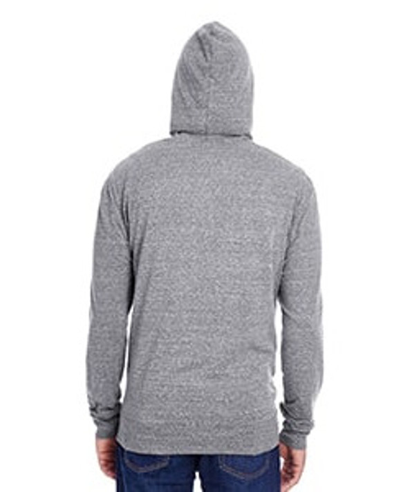 Threadfast 302Z - Unisex Triblend Full-Zip Light Hoodie