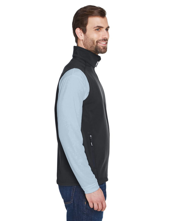 Ash CityCore 365 CE701 - Men's Cruise Two-Layer Fleece Bonded Soft Shell Vest