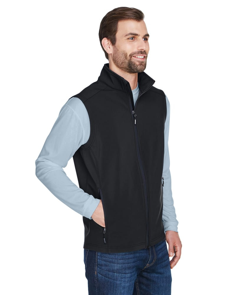 Ash CityCore 365 CE701 - Men's Cruise Two-Layer Fleece Bonded Soft Shell Vest