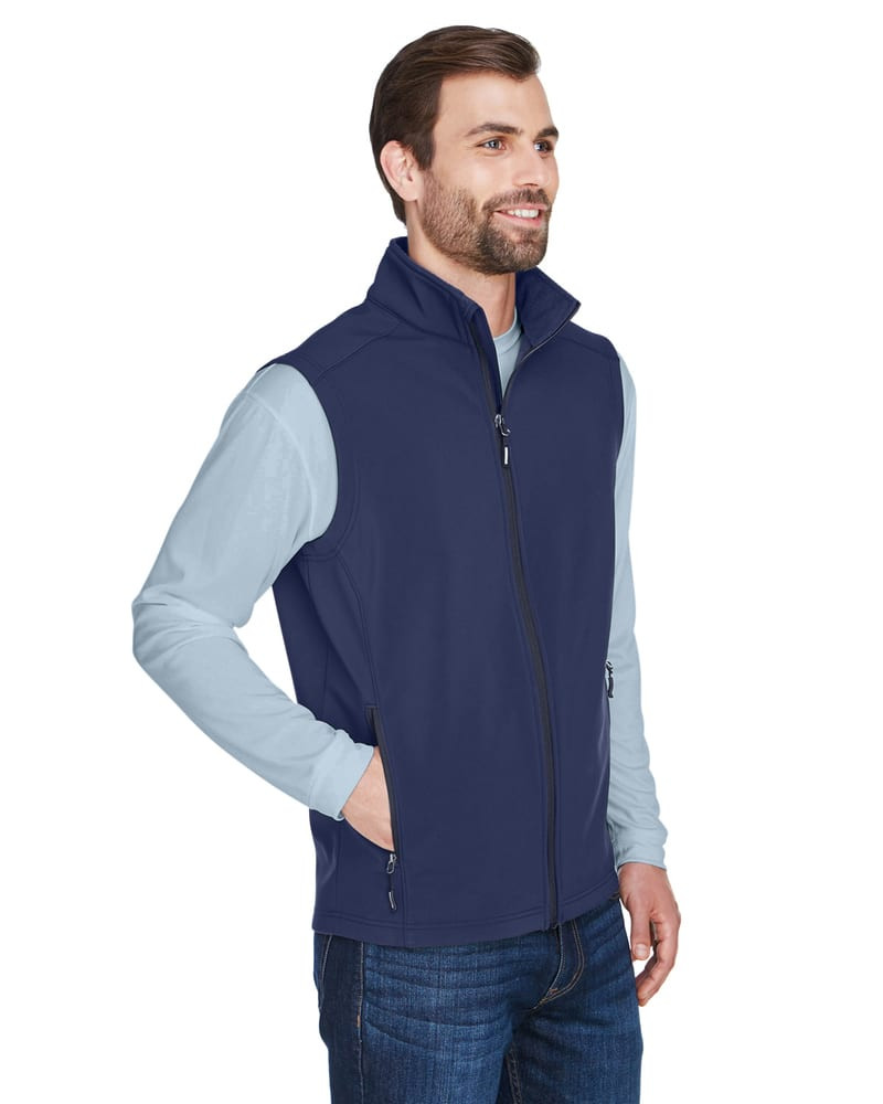 Ash CityCore 365 CE701 - Men's Cruise Two-Layer Fleece Bonded Soft Shell Vest