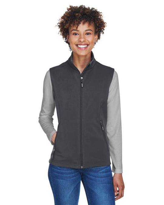 Core 365 CE701W - Gilet Soft Shell à Deux Couches en Polaire Collée pour Femmes