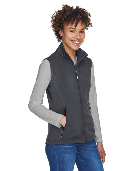 Core 365 CE701W - Gilet Soft Shell à Deux Couches en Polaire Collée pour Femmes