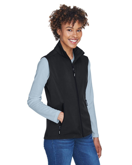 Core 365 CE701W - Gilet Soft Shell à Deux Couches en Polaire Collée pour Femmes