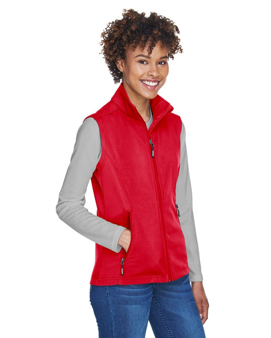 Core 365 CE701W - Gilet Soft Shell à Deux Couches en Polaire Collée pour Femmes