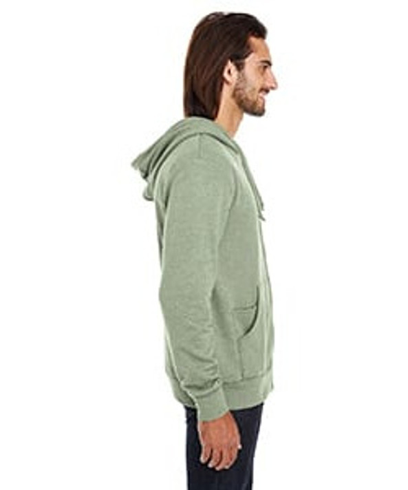 Threadfast 321Z - Unisex Triblend French Terry Full-Zip