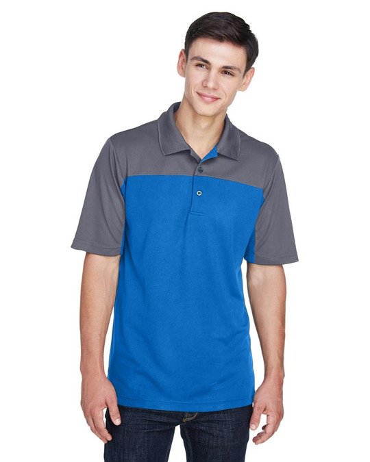 Core 365 CE101 - Polo Piqué Performance à Blocs de Couleur pour Hommes