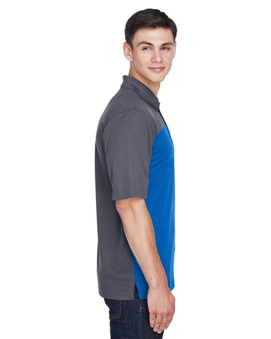 Core 365 CE101 - Polo Piqué Performance à Blocs de Couleur pour Hommes