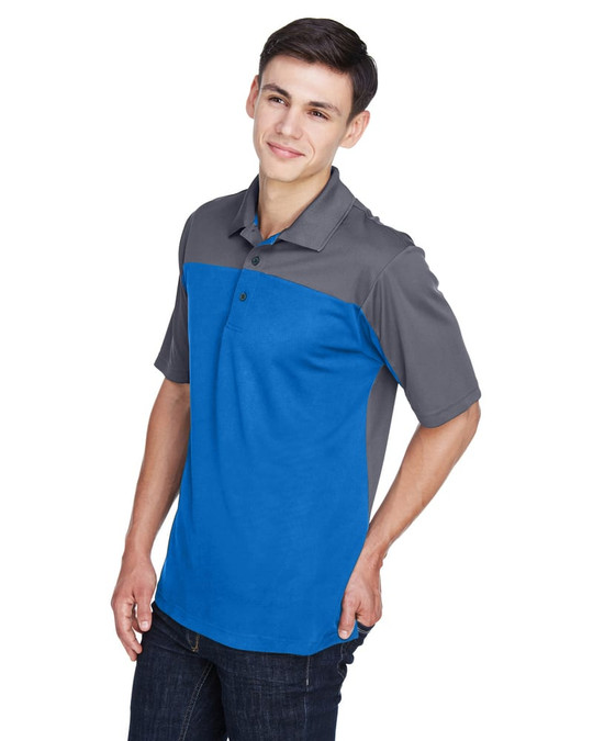 Core 365 CE101 - Polo Piqué Performance à Blocs de Couleur pour Hommes