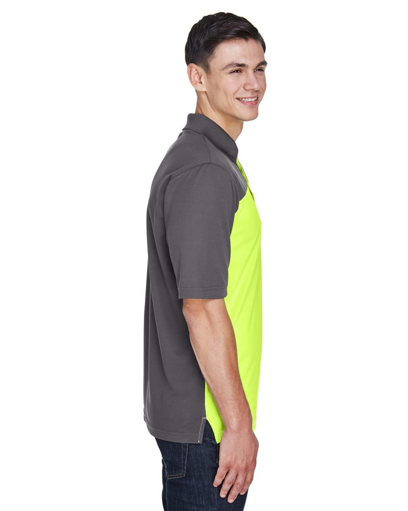 Ash CityCore 365 CE101 - Men's Balance Colorblock Performance Piqué Polo