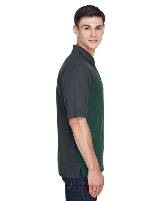 Core 365 CE101 - Polo Piqué Performance à Blocs de Couleur pour Hommes