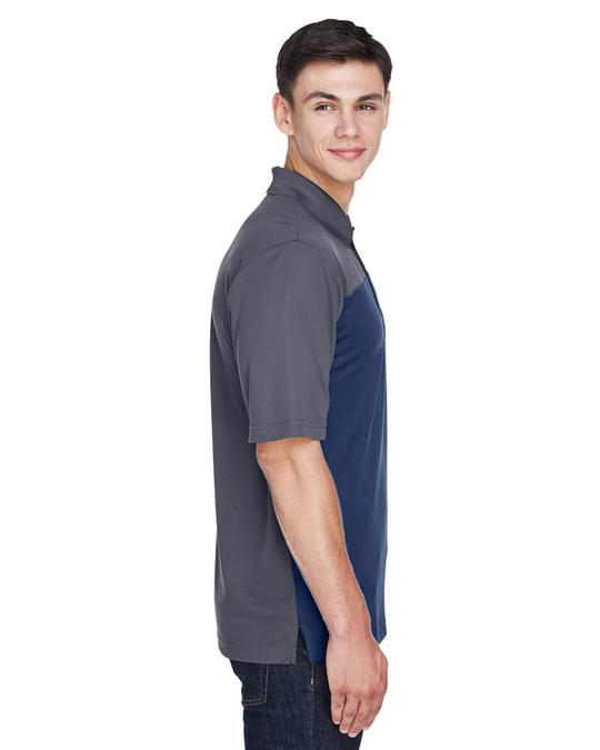 Core 365 CE101 - Polo Piqué Performance à Blocs de Couleur pour Hommes