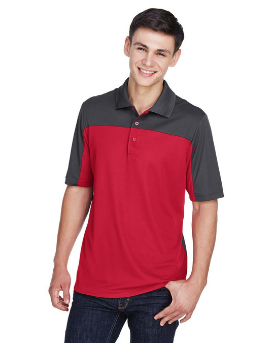Core 365 CE101 - Polo Piqué Performance à Blocs de Couleur pour Hommes