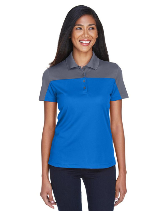 Core 365 CE101W - Polo Piqué Performance à Blocs de Couleur pour Femmes Balance