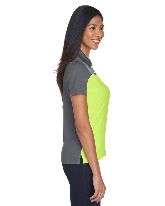 Core 365 CE101W - Polo Piqué Performance à Blocs de Couleur pour Femmes Balance