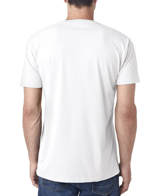 Next Level 6440 - T-shirt à col en V ajusté en suédé pour hommes Premium