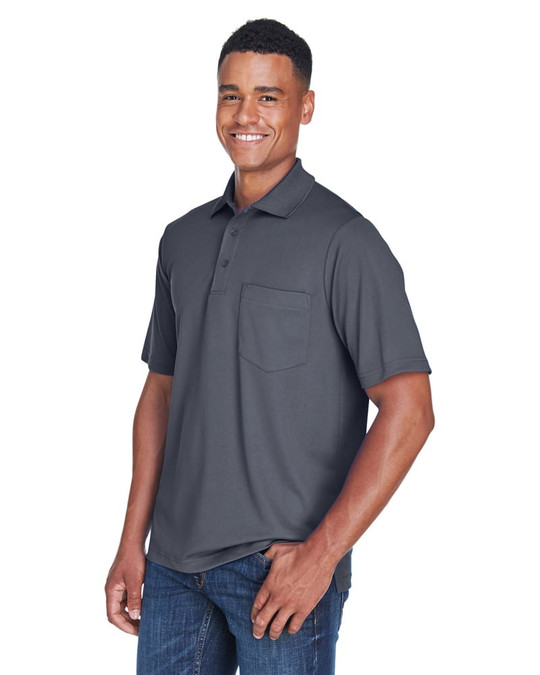Core 365 88181P - Polo Piqué Performance Origin pour Hommes avec Poche