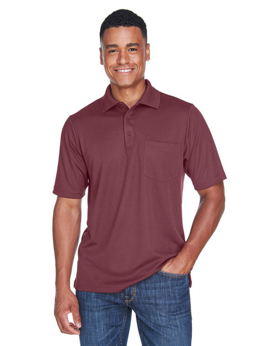 Core 365 88181P - Polo Piqué Performance Origin pour Hommes avec Poche
