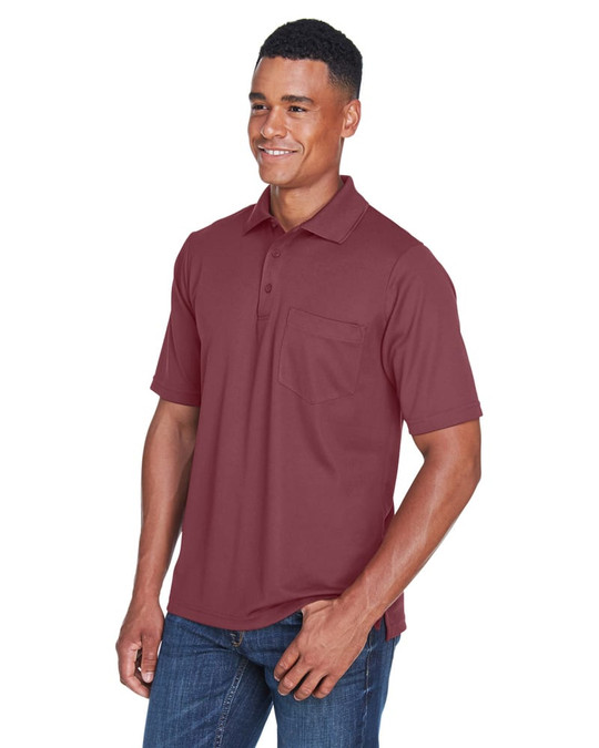 Core 365 88181P - Polo Piqué Performance Origin pour Hommes avec Poche