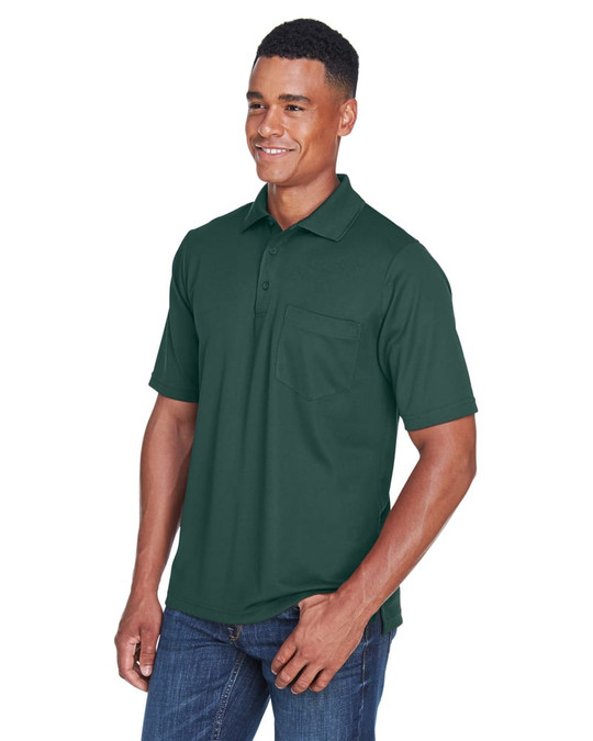 Core 365 88181P - Polo Piqué Performance Origin pour Hommes avec Poche