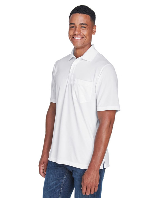 Core 365 88181P - Polo Piqué Performance Origin pour Hommes avec Poche