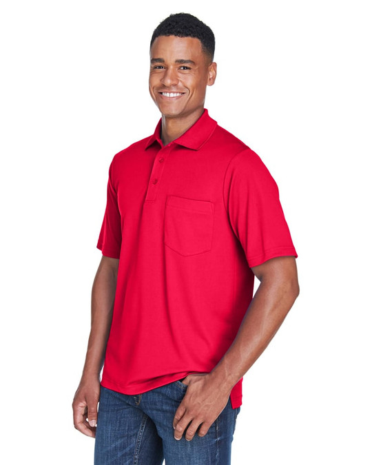 Core 365 88181P - Polo Piqué Performance Origin pour Hommes avec Poche