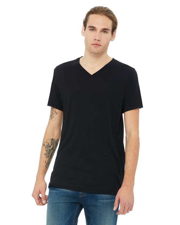 Bella+Canvas 3415C - t-shirt unisexe Triblend à manches courtes avec encolure en V