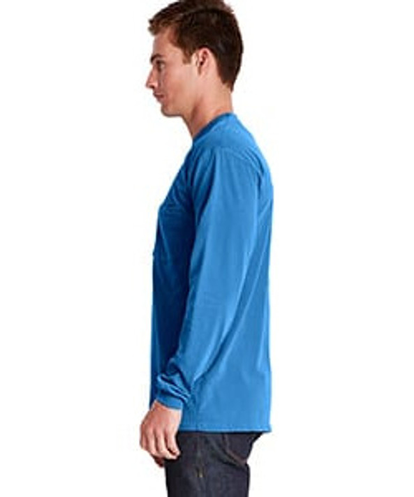 Next Level 7451 - Adult Inspired Dye Long Sleeve Crew with Pocket