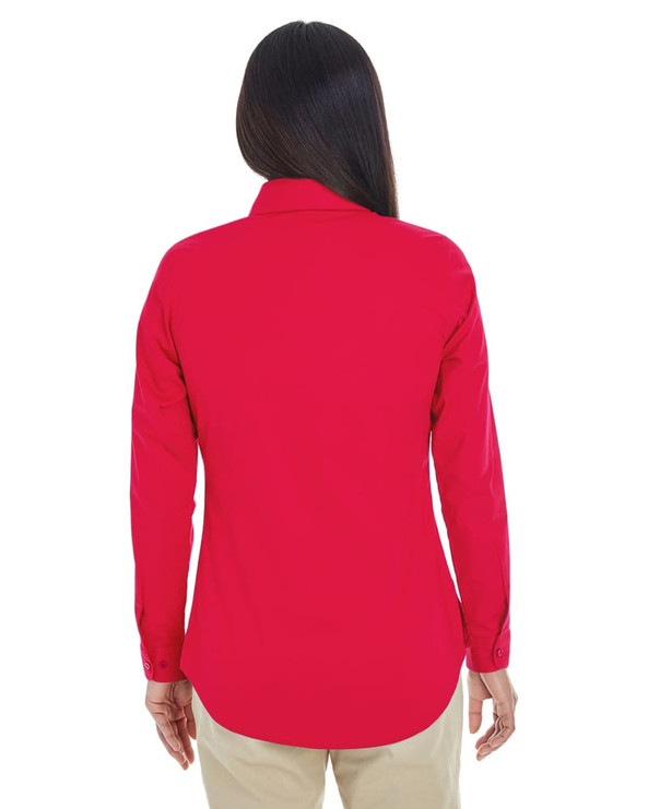 Devon & Jones DP610W - Ladies Perfect Fit Half-Placket Tunic Top