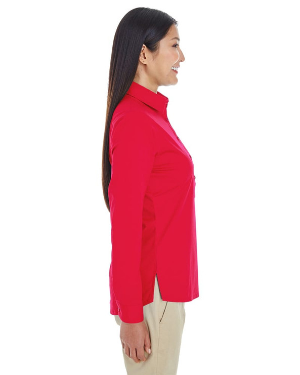 Devon & Jones DP610W - Ladies Perfect Fit Half-Placket Tunic Top