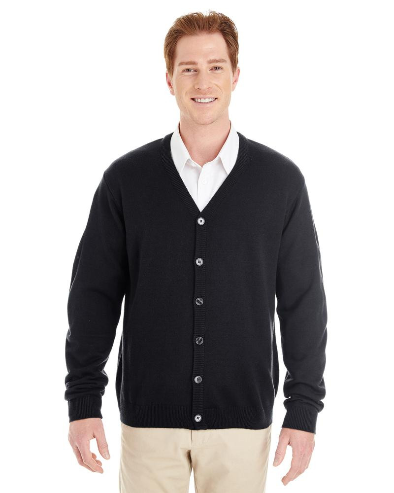 Harriton M425 - Men's Pilbloc V-Neck Button Cardigan Sweater