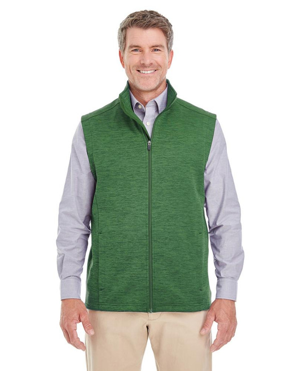 Devon & Jones DG797 - Men's Newbury Mélange Fleece Vest