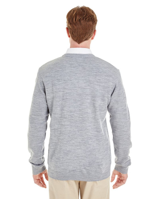 Harriton M420 - Pull à col en V Pilbloc pour hommes