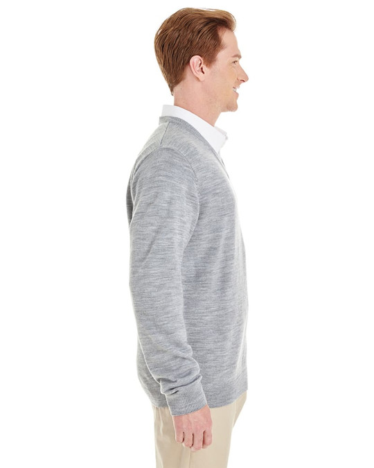 Harriton M420 - Pull à col en V Pilbloc pour hommes