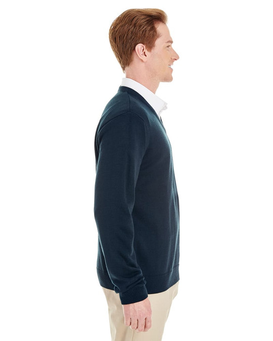 Harriton M420 - Pull à col en V Pilbloc pour hommes