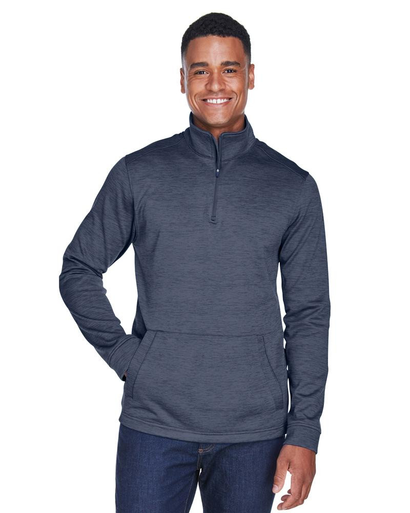 Devon & Jones DG798 - Men's Newbury Mélange Fleece Quarter-Zip