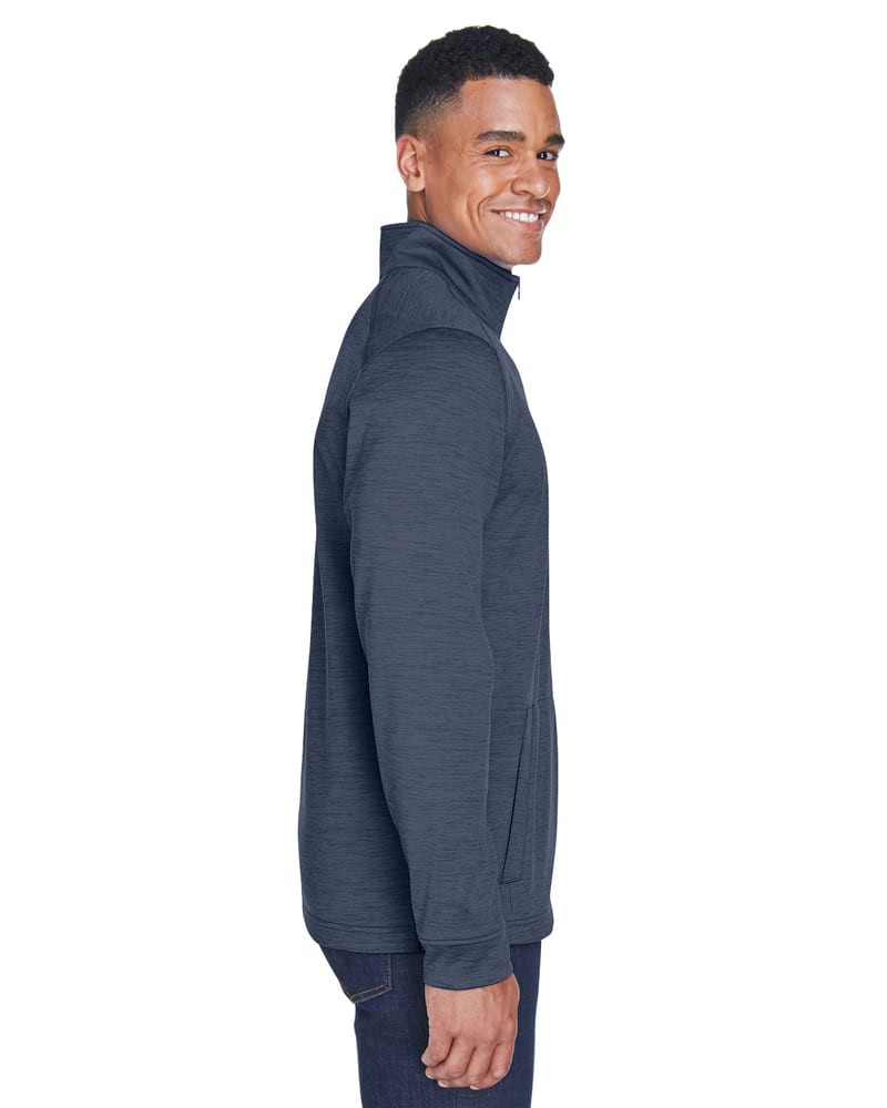 Devon & Jones DG798 - Men's Newbury Mélange Fleece Quarter-Zip