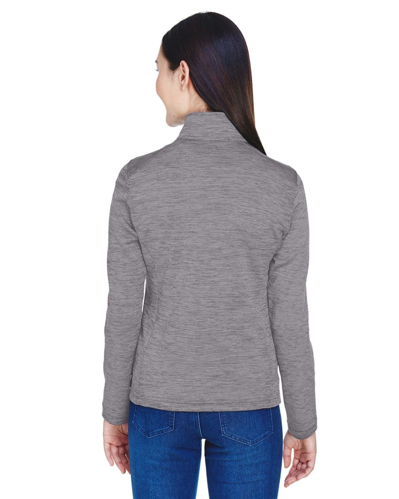 Devon & Jones DG798W - Ladies Newbury Mélange Fleece Quarter-Zip
