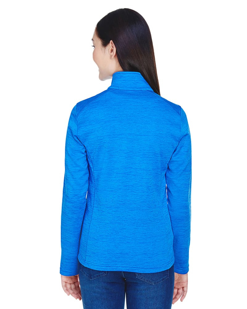 Devon & Jones DG798W - Ladies Newbury Mélange Fleece Quarter-Zip