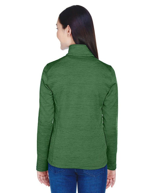 Devon & Jones DG798W - Ladies Newbury Mélange Fleece Quarter-Zip
