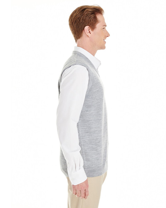 Harriton M415 - Gilet sans manches à col en V Pilbloc pour hommes