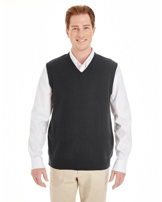 Harriton M415 - Gilet sans manches à col en V Pilbloc pour hommes