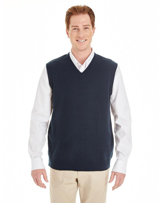 Harriton M415 - Gilet sans manches à col en V Pilbloc pour hommes