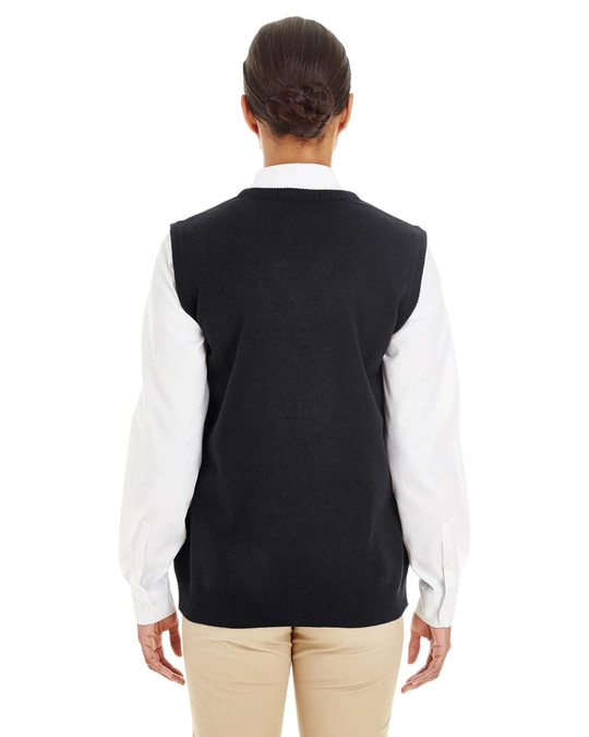 Harriton M415W - Gilet sans manches à col en V Pilbloc pour femmes
