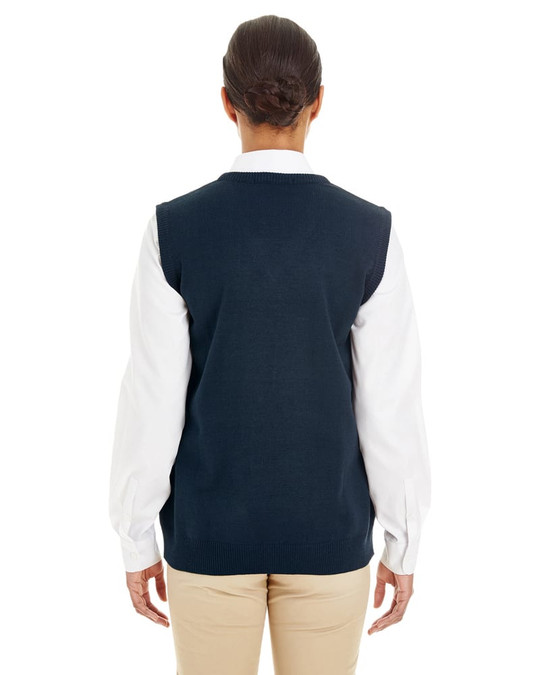 Harriton M415W - Gilet sans manches à col en V Pilbloc pour femmes
