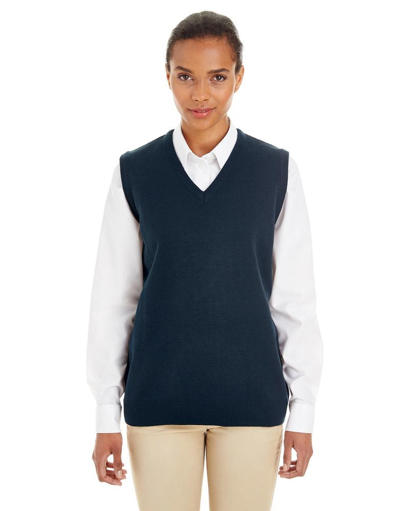 Harriton M415W - Ladies Pilbloc V-Neck Sweater Vest