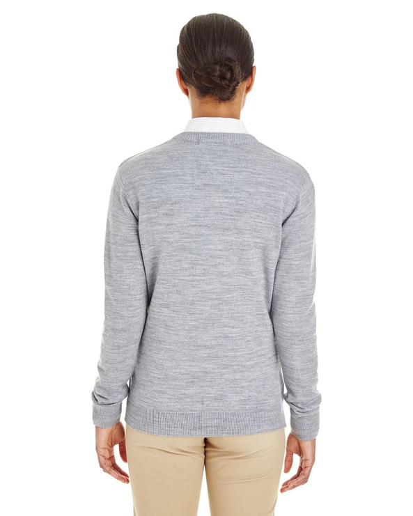 Harriton M420W - Ladies Pilbloc V-Neck Sweater