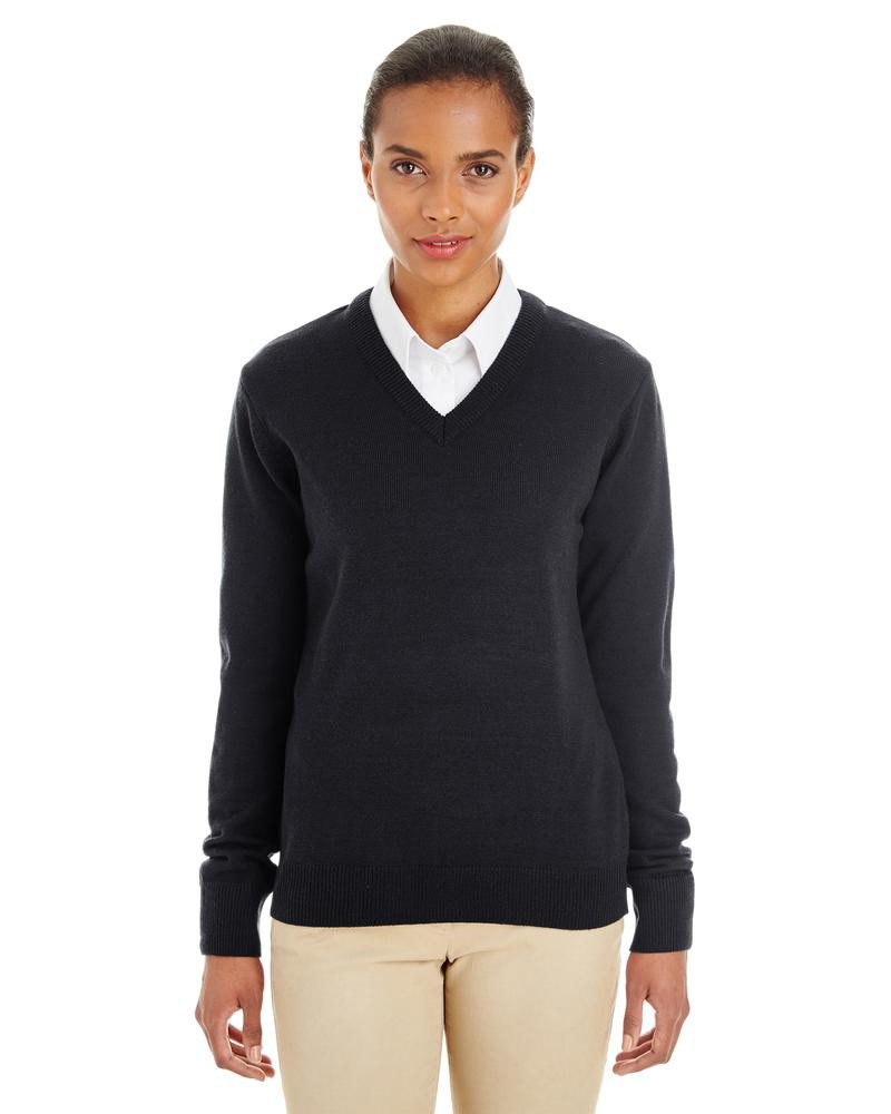 Harriton M420W - Ladies Pilbloc V-Neck Sweater