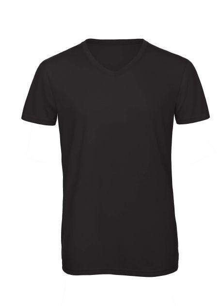 B&C BC057 - Herren T-Shirt mit V-Ausschnitt