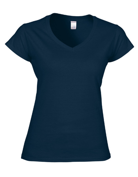 Gildan G64V00L - Ladies V-Neck Softstyle Ringspun Cotton T-Shirt
