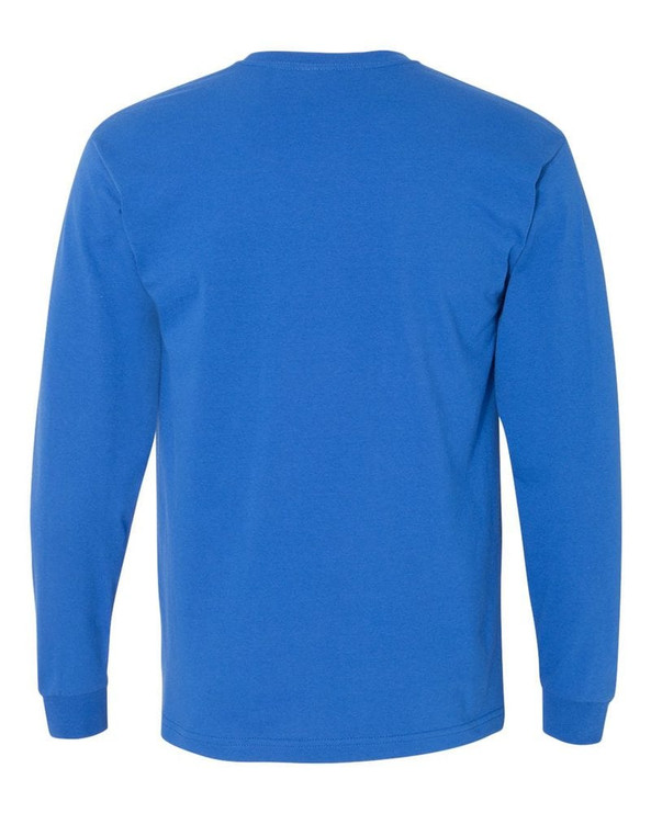 Bayside 5060 - USA-Made 100% Cotton Long Sleeve T-Shirt